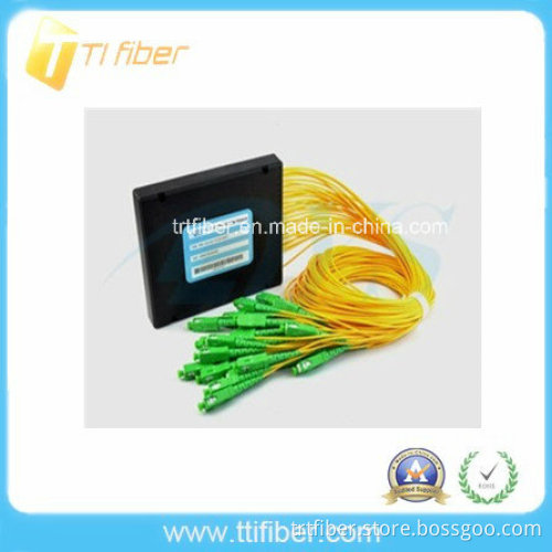 16 Way Sc APC Fiber Optic PLC Splitter